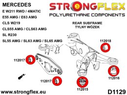 Tuleja tylnego wózka - tylna SPORT - Mercedes Klasa E