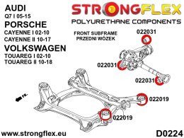 Zestaw tulei przedniego wózka - Audi Q7 / SQ7
