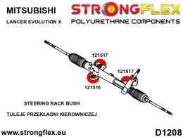 Zestaw tulei przekładni kierowniczej SPORT - Mitsubishi Lancer Evolution