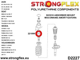 Mocowanie amortyzatora przedniego SPORT - Audi A3 / S3 / RS3