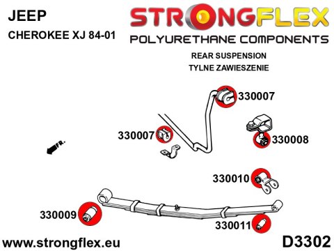 Tuleja łącznika stabilizatora tylnego - Jeep Cherokee