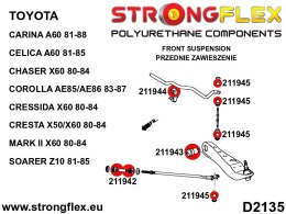 Tuleja przedniego drążka SPORT - Toyota Corolla