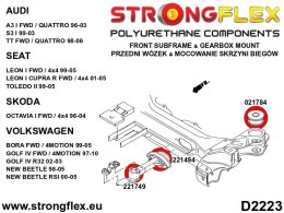 Tuleja przedniego wózka - Audi A3 / S3 / RS3
