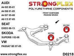 Tuleja przedniego wózka SPORT - Audi A6 / S6 / RS6
