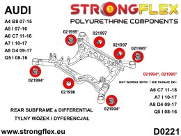 Tuleja tylnego dyferencjału - tylna - Porsche Macan (13-)