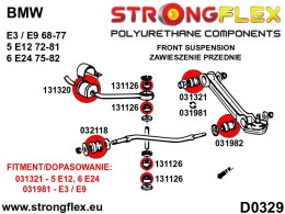 Tuleja wahacza przedniego - wewnętrzna - BMW E114 / E115 Neue Klasse (62-77)