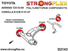 Zestaw przedniego zawieszenia i tylnej belki SPORT - Toyota Corolla