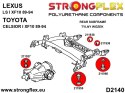 Zestaw tulei tylnego wózka SPORT - Lexus LS