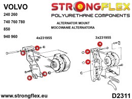 Tuleja alternatora 27,5mm SPORT - Volvo Seria 200