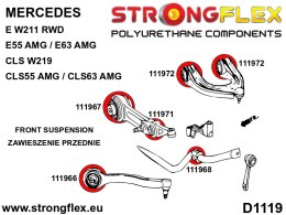 Tuleja przedniego amortyzatora SPORT - Mercedes Klasa E
