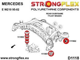 Tuleja tylnego wózka - tylna SPORT - Mercedes Klasa E