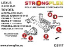 Zestaw tulei tylnego wózka - Toyota Altezza