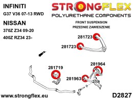 Zestaw zawieszenia przedniego - Nissan 370Z (09-20) Z34