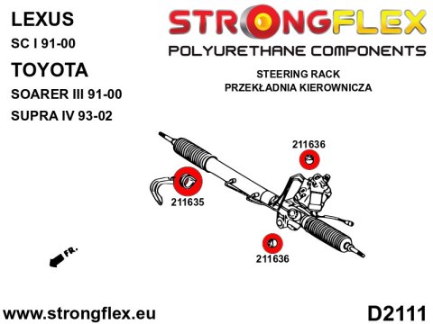 Obejma przekładni kierowniczej SPORT - Toyota Soarer