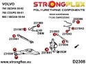 Tuleja łącznika stabilizatora przedniego / tylnego SPORT - Volvo Seria 700