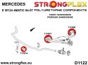 Tuleja stabilizatora przedniego - wewnętrzna SPORT - Mercedes Klasa C