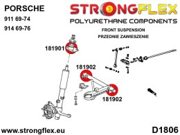 Tuleja wahacza przedniego - Porsche 911