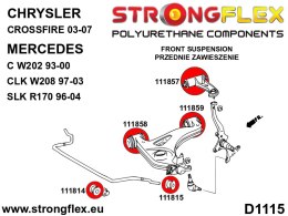 Tuleja wahacza przedniego - górnego SPORT - Mercedes Klasa C