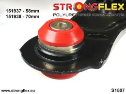 Tuleja wahacza przedniego - tylna 58mm - Renault Scenic