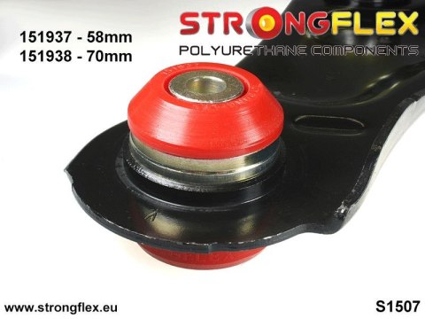 Tuleja wahacza przedniego - tylna 58mm - Renault Scenic