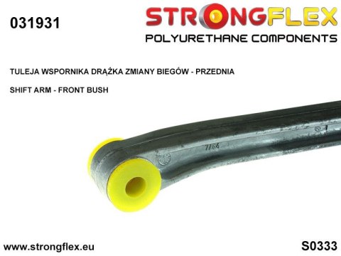 Tuleja wspornika drążka zmiany biegów - przednia (okrągła) SPORT - BMW Seria 1