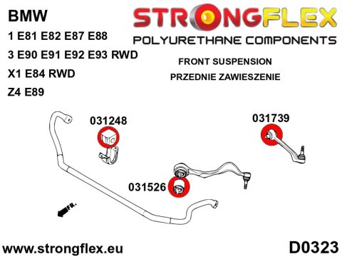 Kompletny zestaw zawieszenia SPORT - BMW Seria 1
