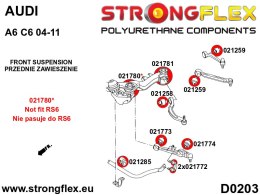 Tuleja belki przedniej - przednia SPORT - Audi A6 / S6 / RS6