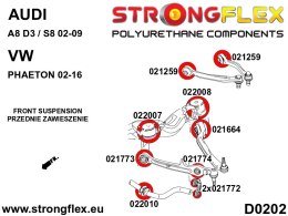 Tuleja łącznika stabilizatora przedniego SPORT - Audi A6 / S6 / RS6