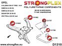Tuleja łącznika stabilizatora tylnego na stabilizator - Opel / Vauxhall Calibra (89-97) FWD / 4x4