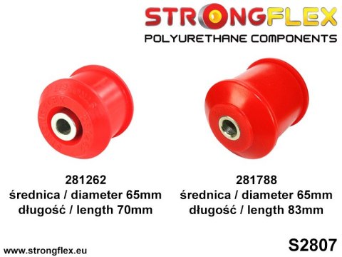 Tuleja przedniego drążka reakcyjnego GT-R SPORT - Nissan Skyline