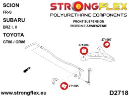 Tuleja stabilizatora przedniego - Subaru BRZ