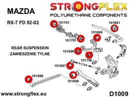 Tuleja stabilizatora tylnego 35mm SPORT - Mazda MX-5 / Miata / Roadster