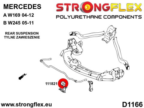 Tuleja stabilizatora tylnego SPORT - Mercedes Klasa C