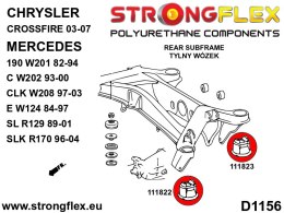 Tuleja tylnego wózka - tylna - Mercedes Klasa C