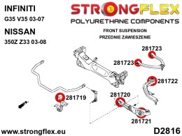 Zestaw zawieszenia przedniego - Nissan 350Z (02-08) Z33