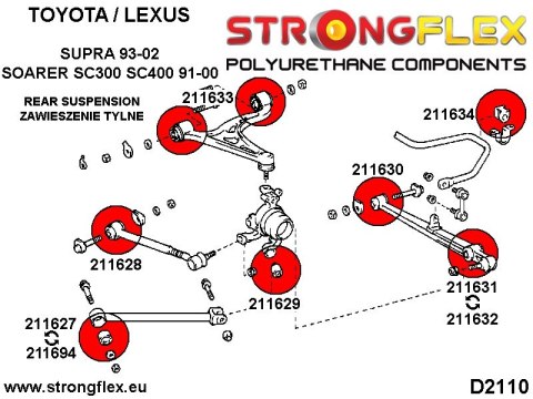 Tuleja stabilizatora tylnego SPORT - Toyota Supra