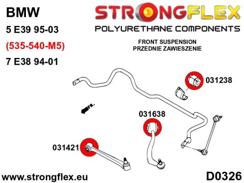 Tuleja wahacza przedniego zawieszenia SPORT - BMW Seria 5