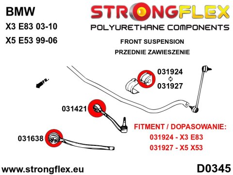 Tuleja wahacza przedniego zawieszenia SPORT - BMW Seria 5