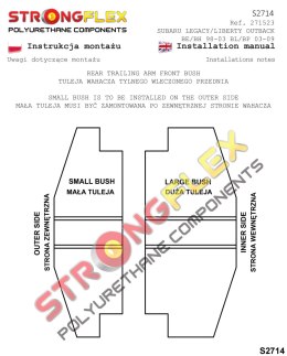 Zestaw tylnego zawieszenia SPORT - Subaru Legacy/Outback