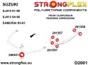 Zestaw zawieszenia przedniego i tylnego - Suzuki Samurai / SJ410 / SJ413 (81-03)