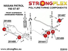 Tuleja stabilizatora przedniego - Nissan Patrol / Safari
