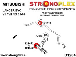 Tuleja stabilizatora przedniego/tylnego SPORT - Mitsubishi Lancer Evolution