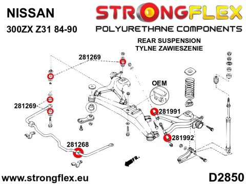 Tuleja stabilizatora tylnego - Nissan 300ZX