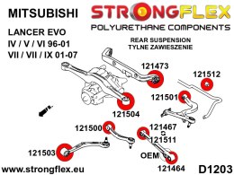 Tuleja stabilizatora tylnego SPORT - Mitsubishi Lancer Evolution
