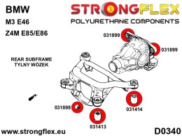 Tuleja tylnego wózka tylna - BMW Seria 3