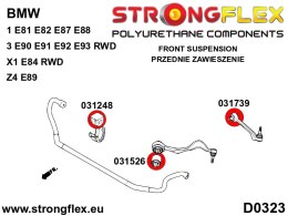 Tuleja wahacza przedniego - BMW Seria 1
