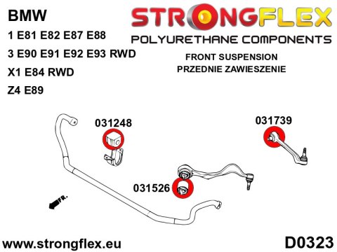 Tuleja wahacza przedniego - BMW Seria 1