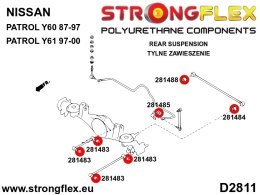 Tuleja wahacza tylnego SPORT - Nissan Patrol / Safari