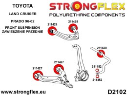 Tulejka łącznika stabilizatora przedniego SPORT - Toyota Land Cruiser