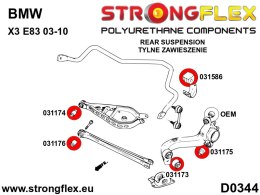 Tuleja wahacza tylnego górnego poprzecznego strona wewnętrzna - BMW Seria 3